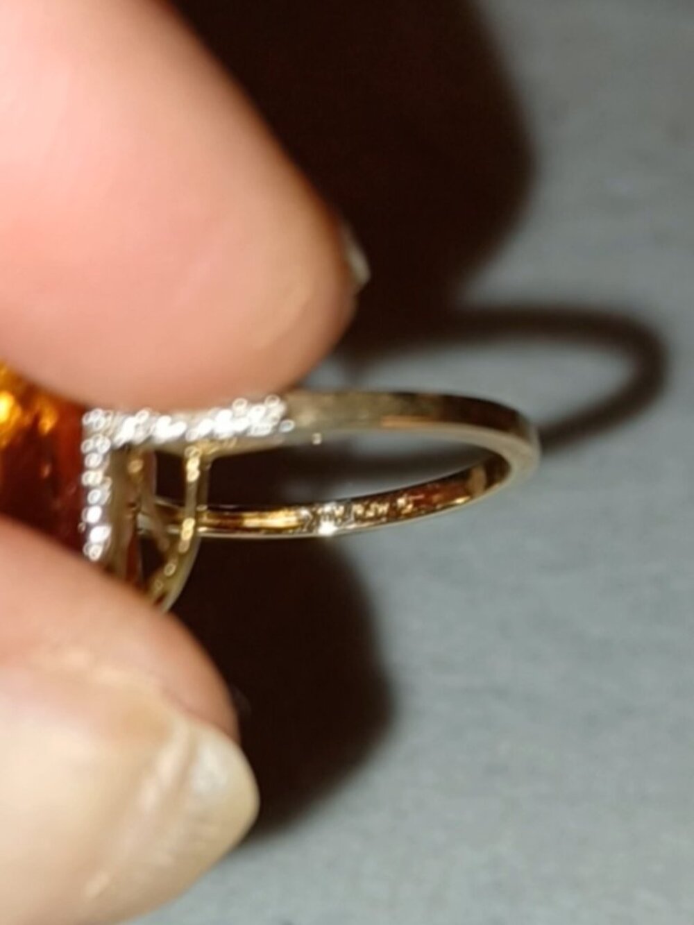 10k YG RJW Spinel Topaz Ring - Picture 8 of 9